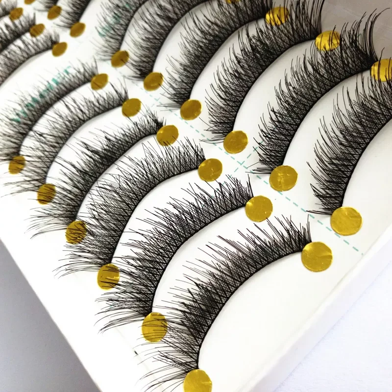 

Natural False Eyelashes Pack Long Eyelash Fake Eye Lashes Extension Tools Band New Makeup Volume Lashes Maquiagem Wimper