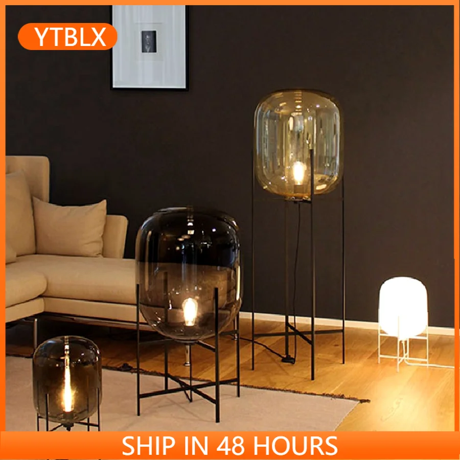 

Nordic Post-modern Simple Glass Table Lamps Creative Standard Lamp Desk Lights for Living Room Bedroom Bar Restaurant AC110-220V