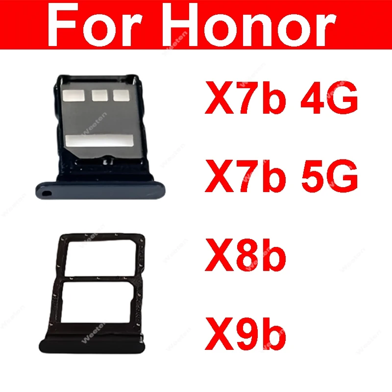 Для Huawei Honor X7b X8b X9b 4G 5G Держатель лотка для SIM-карты Разъем устройства чтения SIM-карт