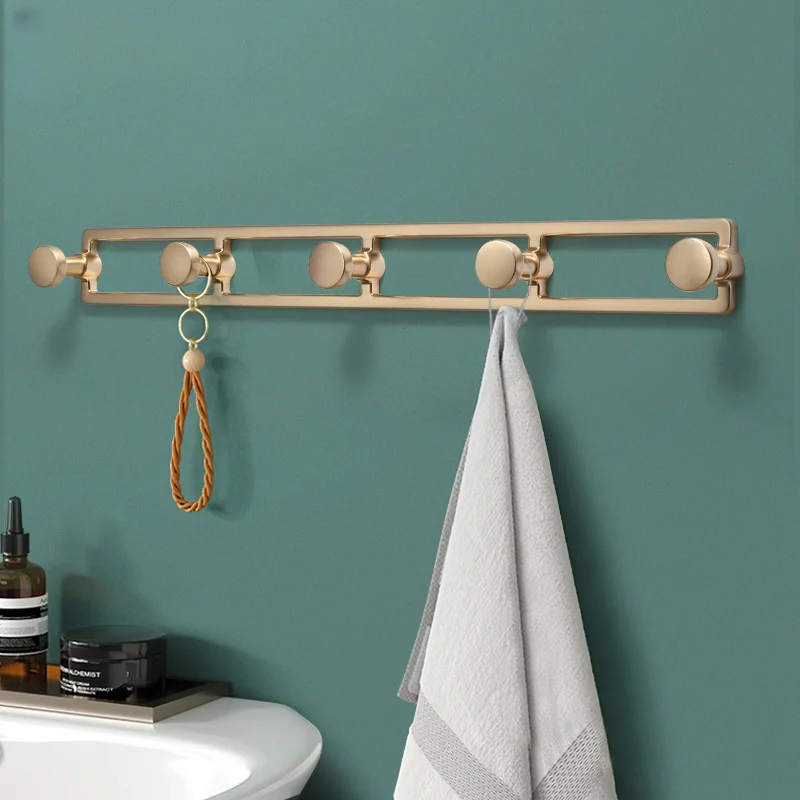 

Hanging Rack Hook Screw Screw Fixed Row Wall Mounted Door Rear Wall Hook Punched Wall Hanging Clothes Hook Wholesale
