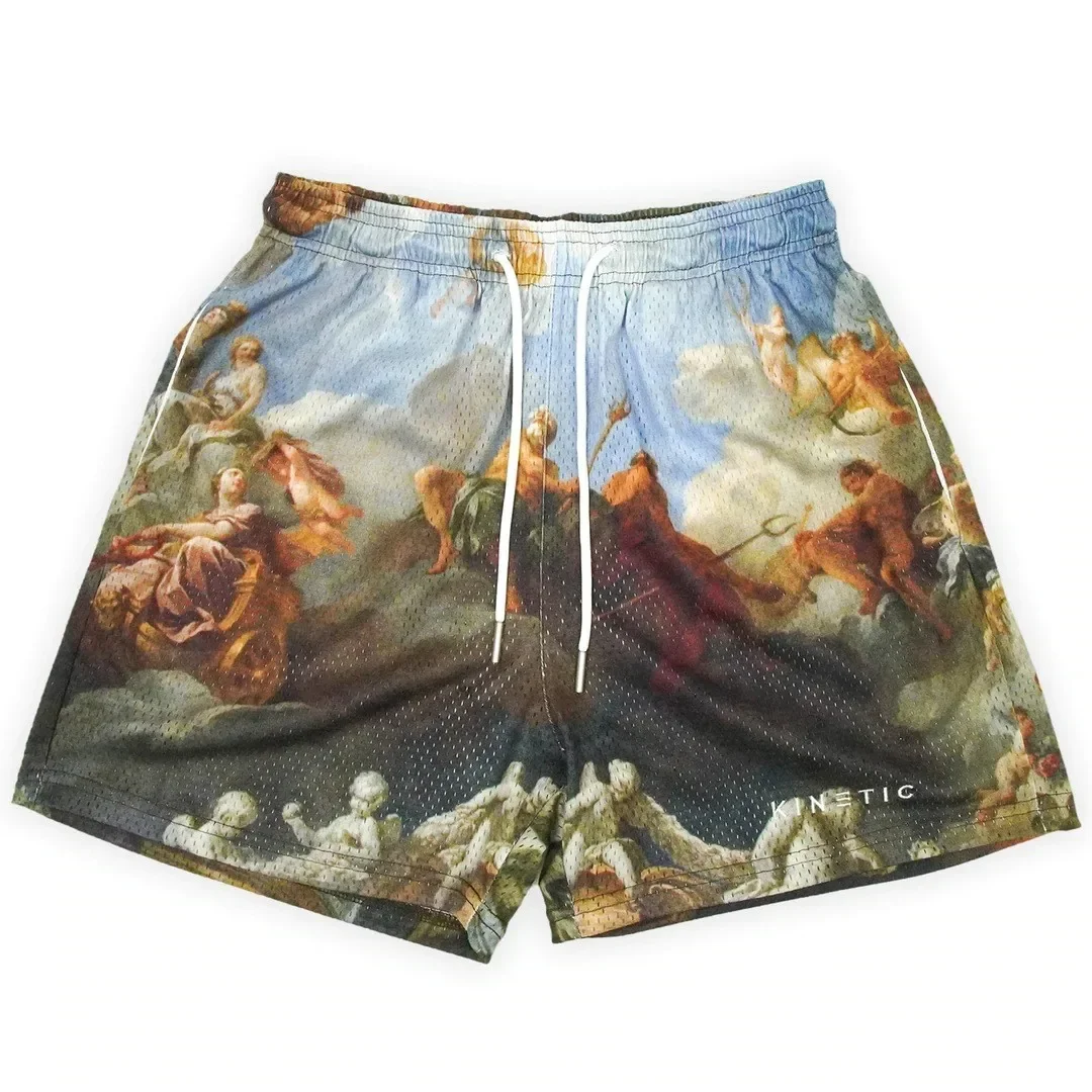 

2023 New Summer Short Street Trendy Shorts Men's Casual Beach Pants