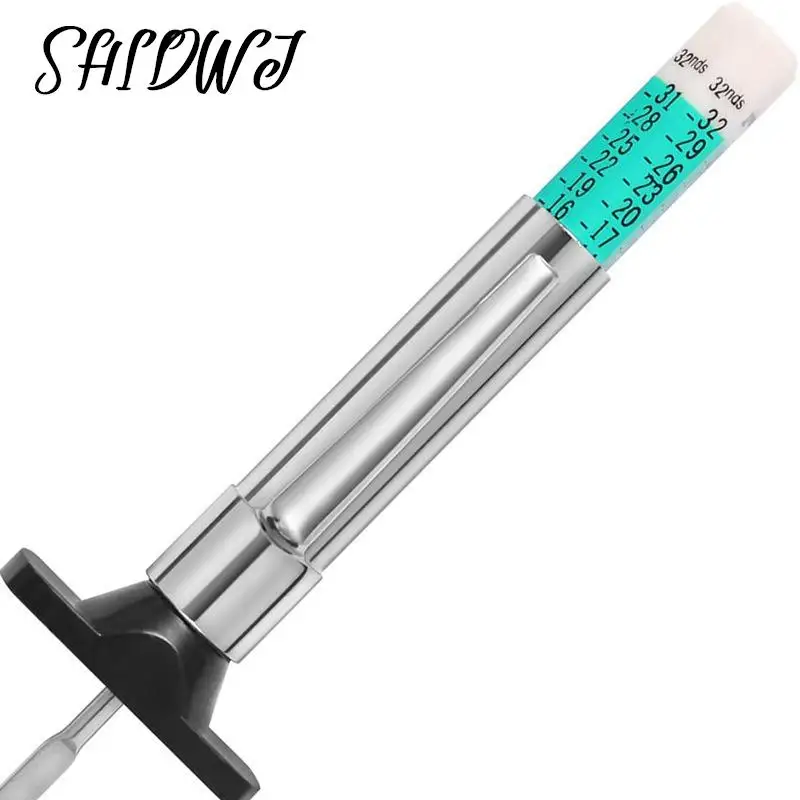 

Car Tyre Tire Tread Auto Depth Thickness Gauge Meter 25MM Measuring Pen Color Coded Digital Caliper Monitoring Tool