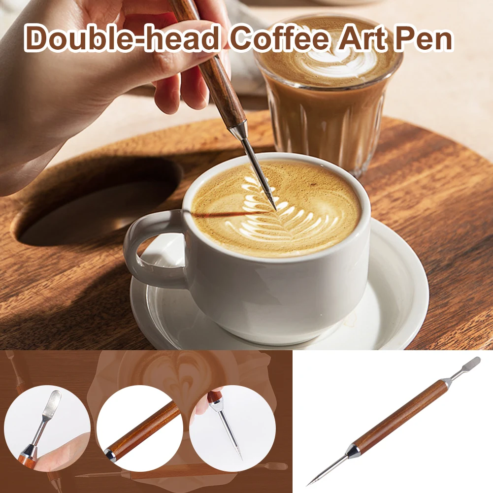 

Coffee Decorating Latte Art Pen Tamper Needle High Quality Fancy Coffee Stick Kitchen Tools Pull Flower Needle