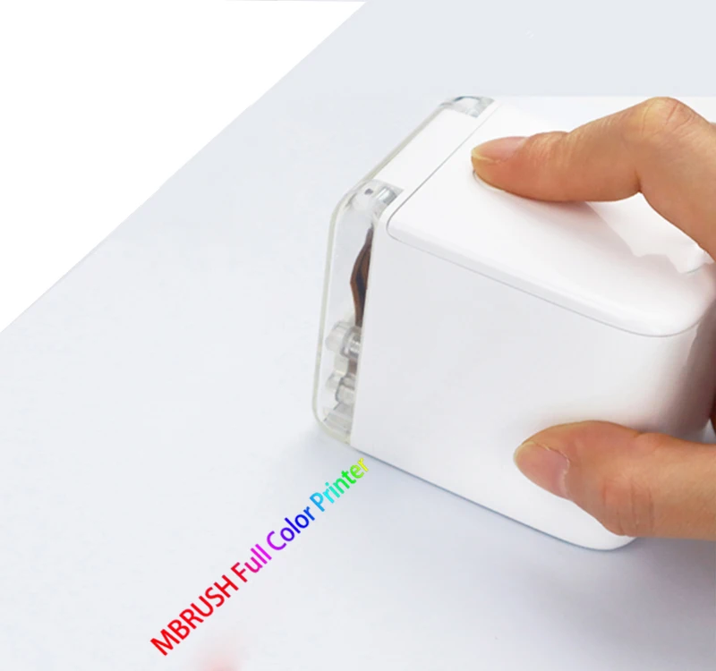 

Mbrush Printer Portable Mini Inkjet Mobile Pocket Wireless Handheld Small Blue tooth Full Color Barcode Printer For Phone