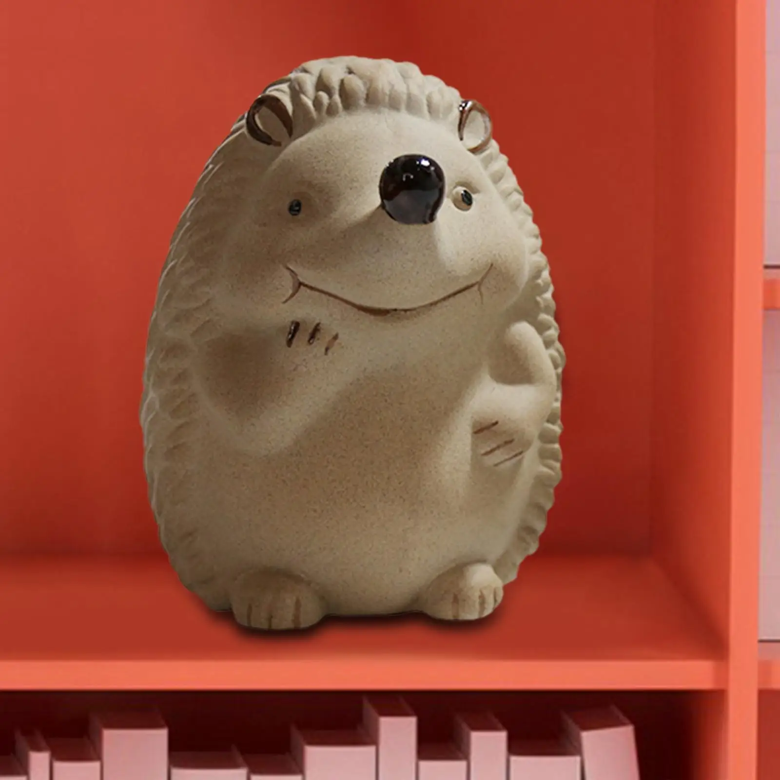 

Современные керамические фигурки ежика, художественные игрушки, микро Ландшафтные скульптуры для наружного двора, сада, украшения