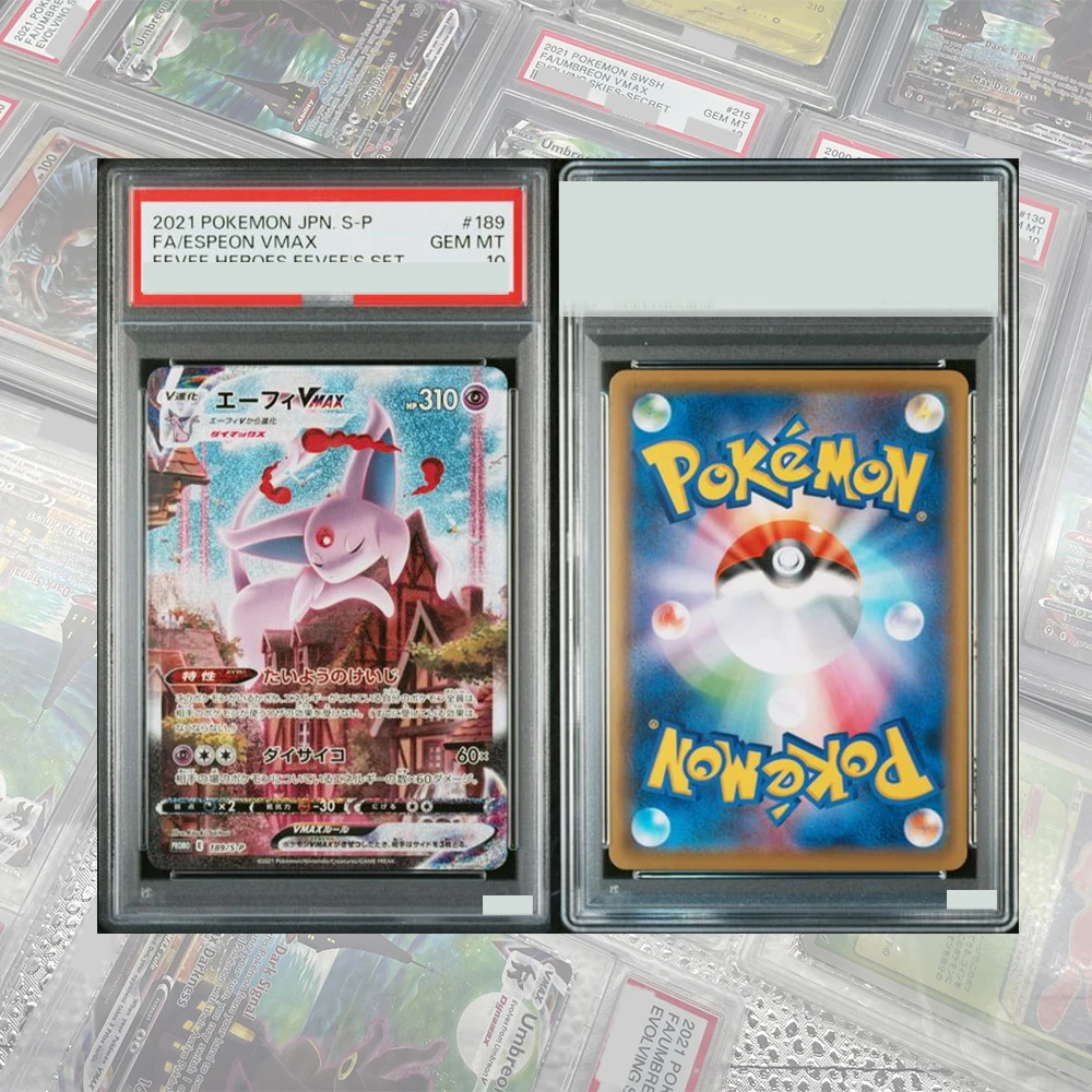 2021 Evolving Skies Full Art # Коллекционная карта Espeon V GEM MT 10 DIY (180 шт.) с голографической этикеткой для PTCG, подарок для детей (art.: 3920d8dd7be0a) - 3920d8dd7be0a