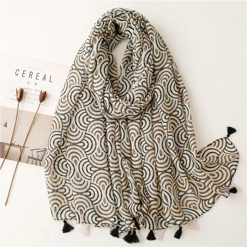 Женская осенне-Весенняя стандартная ацтекская леопардовая Лоскутная Пашмина