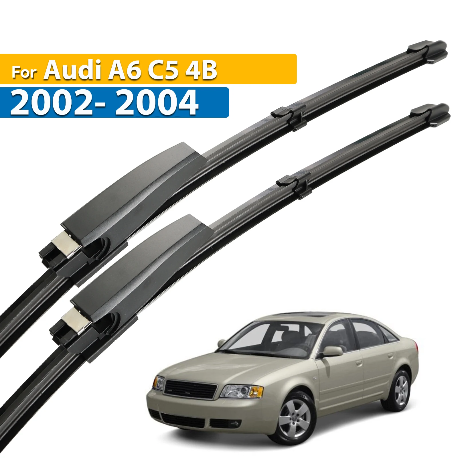 

Щетки стеклоочистителя для лобового стекла Audi A6, C5, 4B 1997-2004, 22 дюйма + 22 дюйма/22 дюйма + 21 дюйм