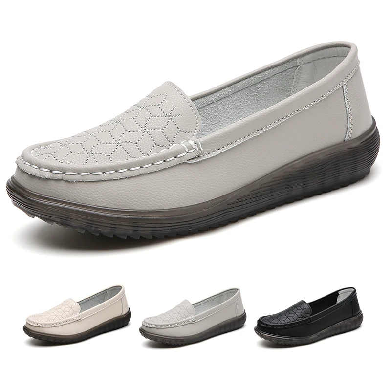 

Женские мокасины из натуральной кожи, на плоской подошве