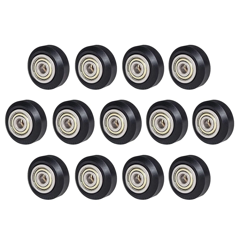 

[13Pcs/Pack]3D Printer POM Pulley Wheels 625Zz Linear Bearing Ulley Passive Round Wheel Roller For Creality CR10,Ender 3