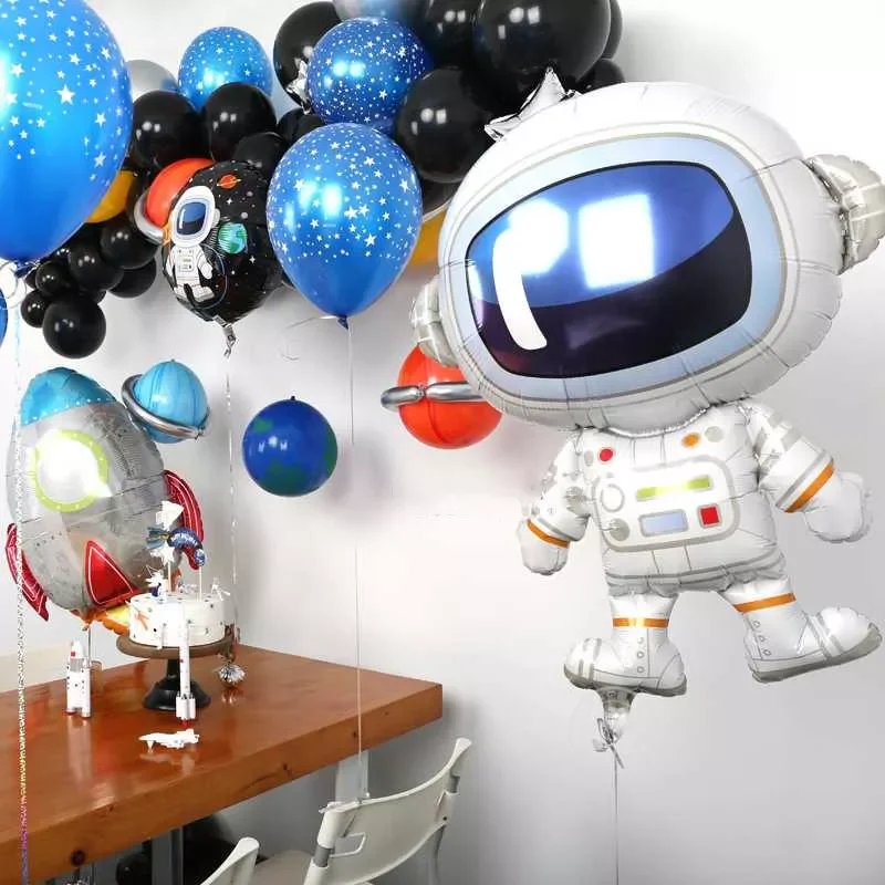 

Space Party Astronaut balloons Rocket Foil Balloons Galaxy Theme Party Boy Kids Birthday Party Decor Favors helium globals