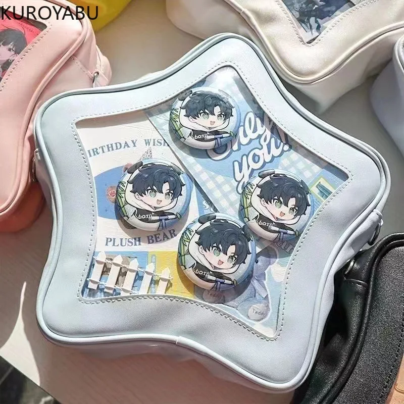 Модная женская сумка Kawaii Y2k через плечо со звездами женский водонепроницаемый