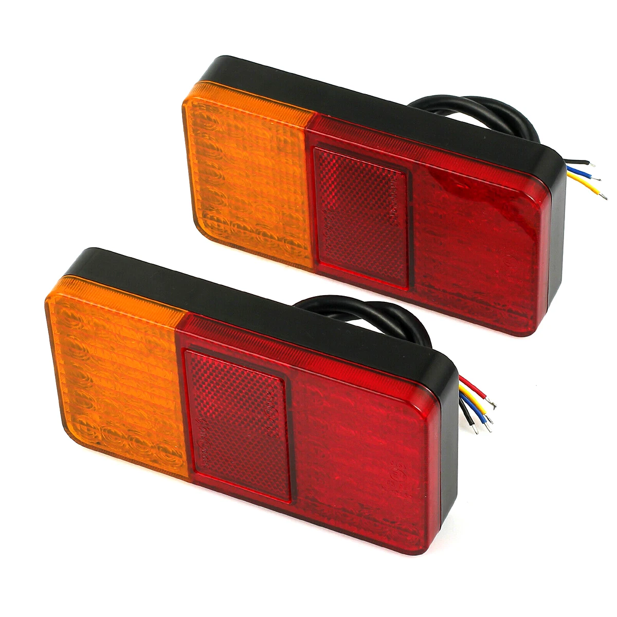 

2pcs 40LED Rear Lights Trailer Taillight Truck Brake Indicator