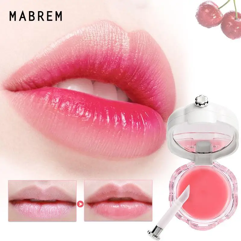 

MABREM Lip Mask Night Sleep Maintenance Moisturizing Lips Balm Cherry Flavor Nourish Relieve Dryness Protect Lips Care Mask 10g
