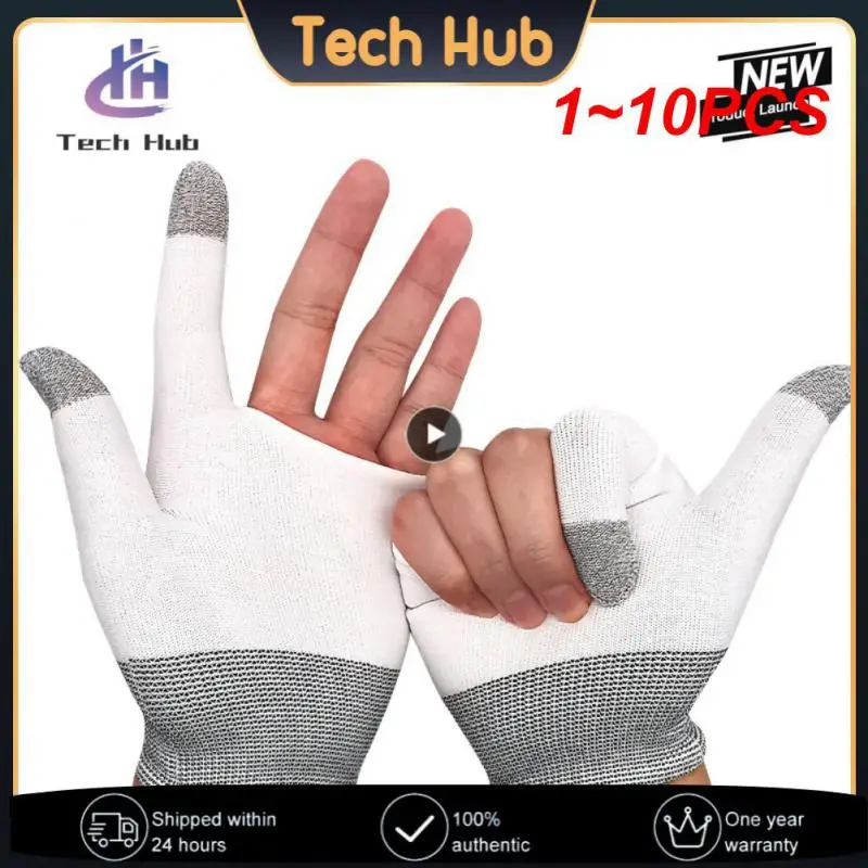 

1-10 шт., бесшовные Игровые перчатки для сенсорных экранов
