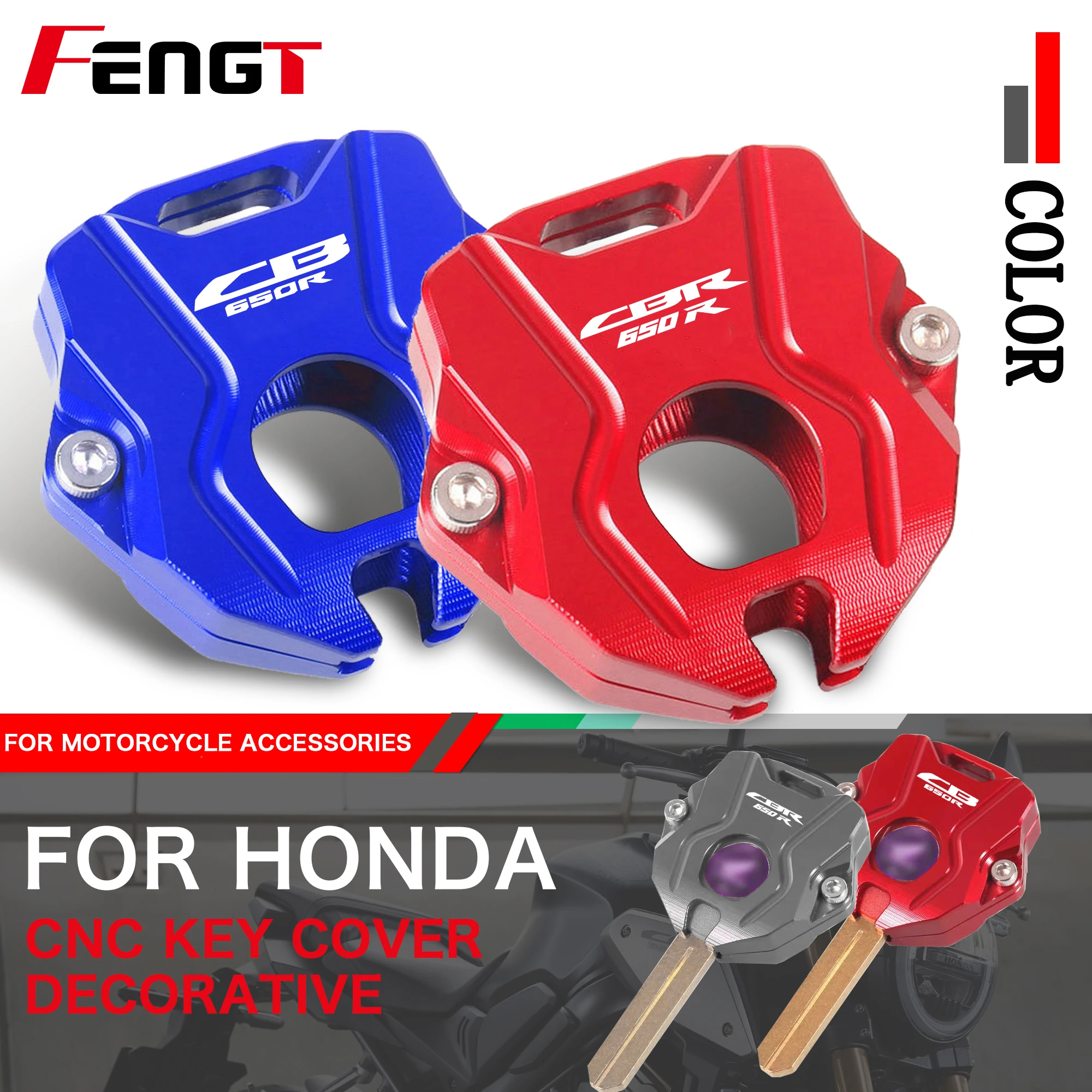 ДЛЯ HONDA CB650R CBR650R 2019-2024 новый чехол для ключей с ЧПУ мотоцикла вышивкой значок