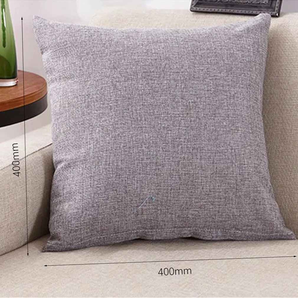 

Hot New Solid Color Simple Pillowcase Cushion Cover Comfortable Case For Home Office Car Cushion Sofa Cushion Case Fast Delivery