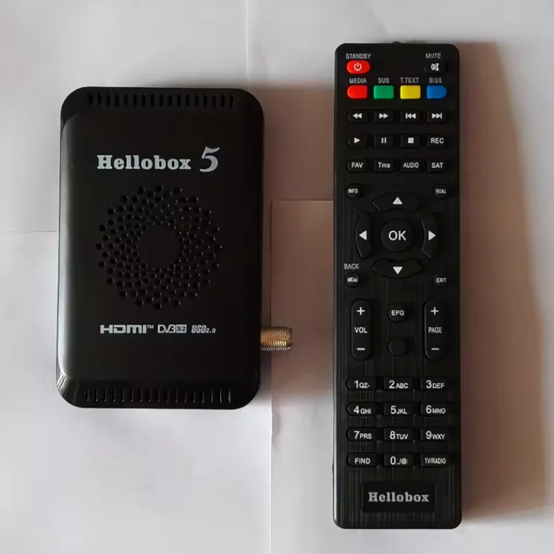 Фото Новый ресивер Hellobox 5 DVB-T2 DVB-S2 Combo для спутникового телевидения, тюнер STB с поддержкой воспроизведения ТВ на телефоне, цифровой смарт-декодер DVB-S2X H.265 №5