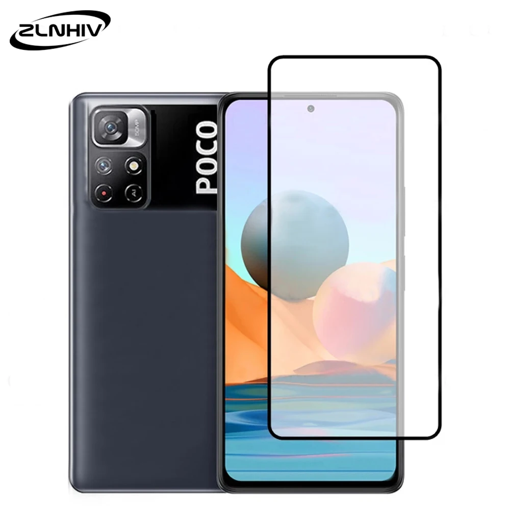 

Закаленное стекло zlnвич 9D для Xiaomi Poco X4 X3 F4 F3 F2, защита для экрана M5 M4 M3 M2 pro 5G GT NFC C40 C31 M5s X2, защитная пленка