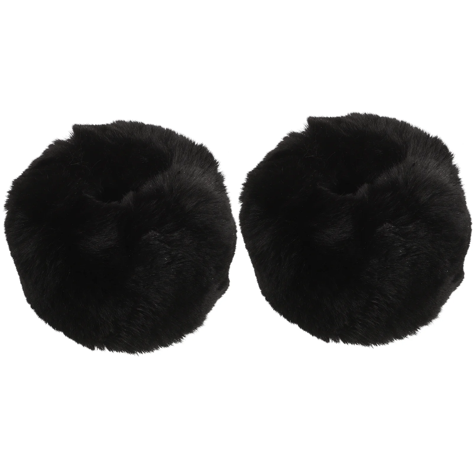 

1 Pair of Cuff Protector Warm Keeping Sleeve Clothing Cuff Cover Adult Wrist Cover Faux Fur Oversleeve
