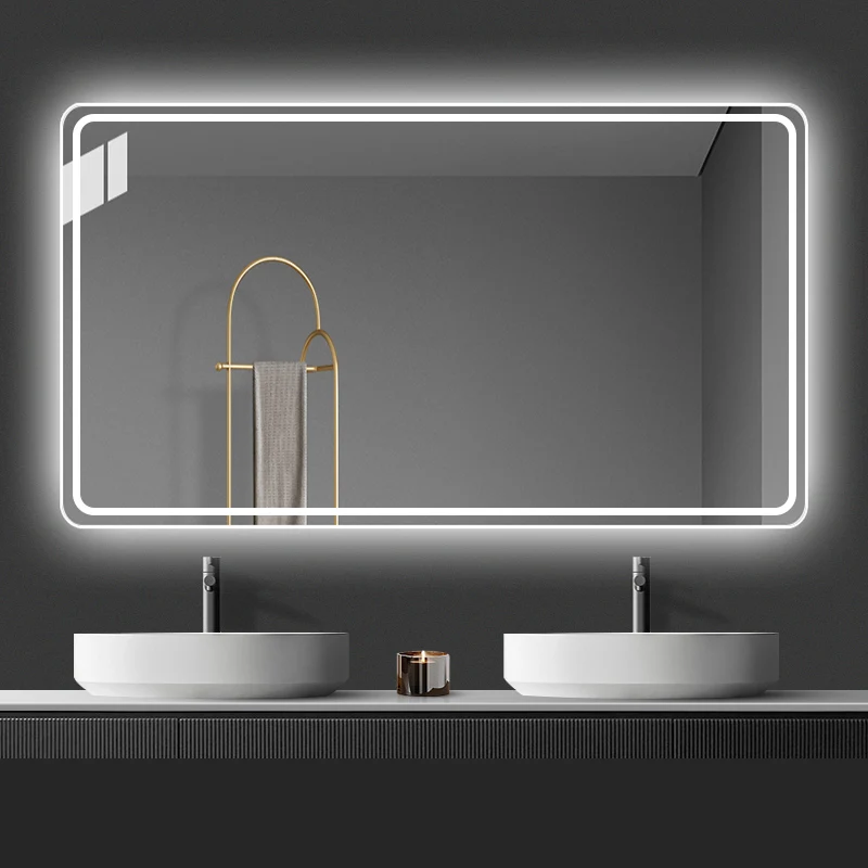 

Bluetooth Smart Bath Mirrors Shower Fogless Shower Lighting Bath Mirrors Full Length Espelhos Com Luzes Athroom Fixture WW5