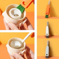 three in one cup lid cleaning brush household kitchen multifunctional folding mini all round creative cleaning brush