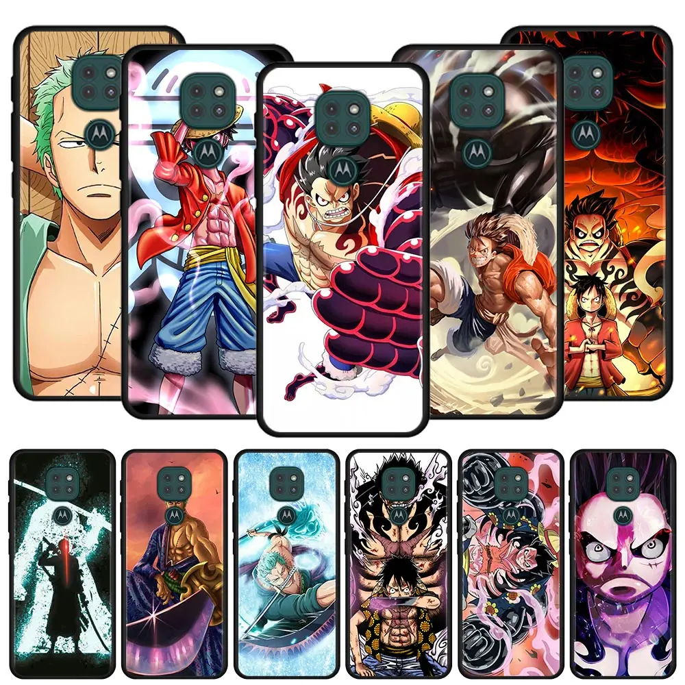 

Case For Samsung A50 A30 A70 M31 for Moto G60 G30 G22 One Fusion G8 Power Lite G9Play G9Plus Cover One Piece zoro Luffy Snakeman