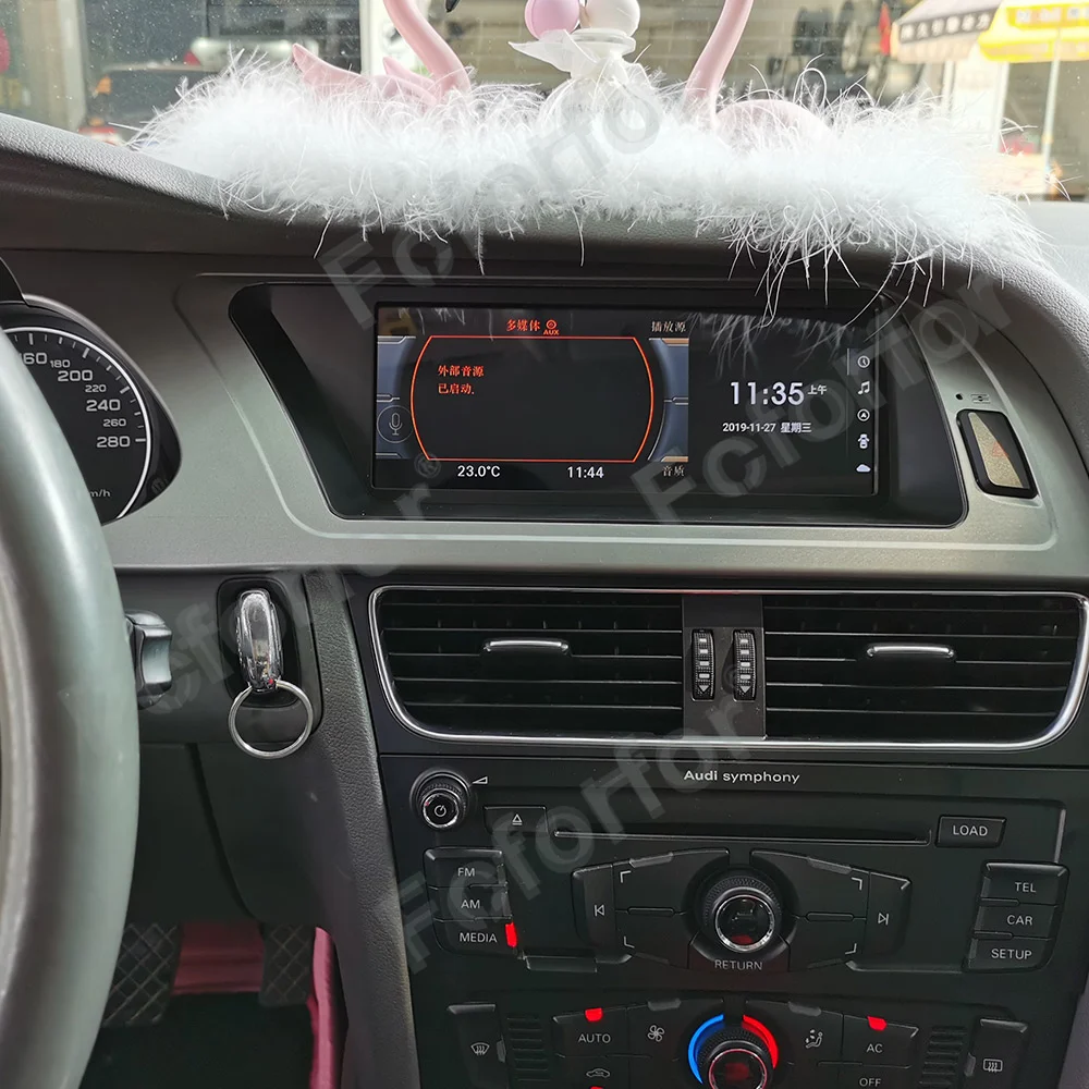 Автомобильный мультимедийный плеер на Android 13 8 + 128 ГБ для Audi A4L 2009-2012 10 25 дюйма