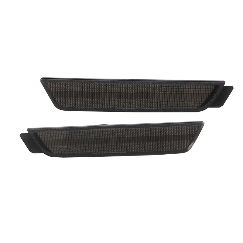 

4 шт. дымчатые/прозрачные линзы автомобильные передние и задние бамперсветильник боковые габаритные огни крышки корпусов для Chevrolet Camaro 2010-2015, без лампы/разъема