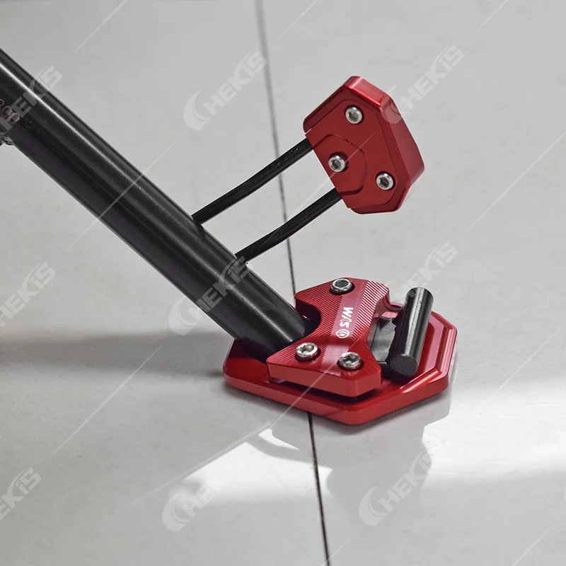 Фото Chekis подходит для Sym Husky Adv 300 Joyride 300I Joymax F300, модифицированный боковой штатив, увеличенная база, боковая поддержка, боковая поддержка, увеличенная №2