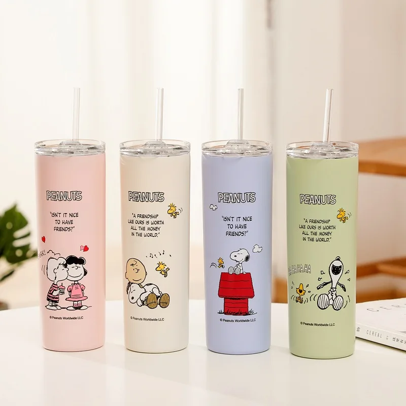 

Snoopy Cute Cartoon Children's Thermos Mug 304 Stainless Steel Water Cup Men and Women Outdoor Sports Car Cup Coffee Cup