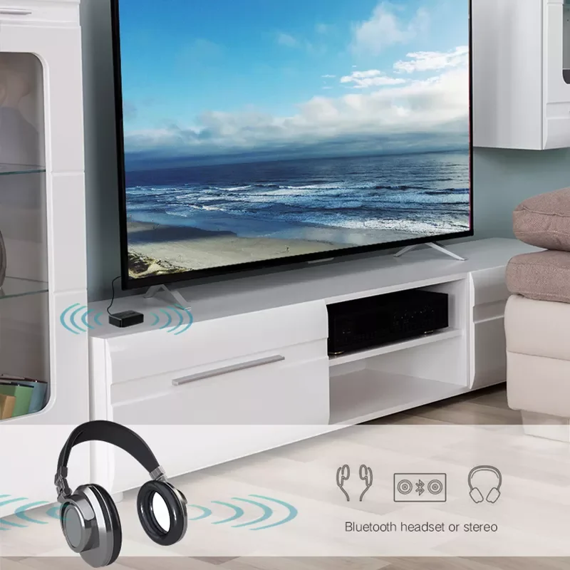 

Best price Bluetooth 5.0 Audio Receiver Transmitter RCA 3.5mm AUX Jack Music 400mah Stereo Wireless Adapter Handsfree Call For C