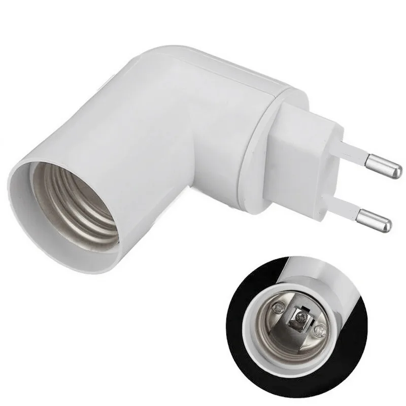 

1Pc Portable LED Lamp Holder E27 Night Light Lampholder Converte Heat Resistant Socket Adapter Extender Switches Plug Accessory