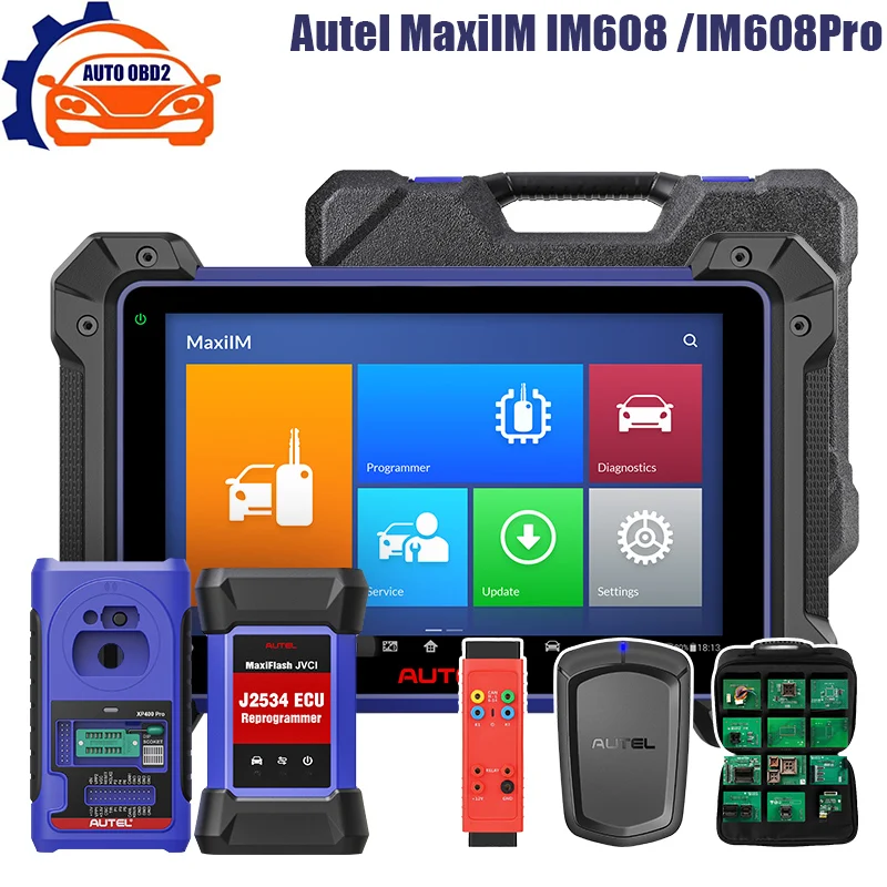 

Autel MaxiIM IM608&IM608PRO AUTO Diagnostic Tool with XP400 Key Programmer And OBD2 Scanner J2534 ECU Coding (No IP Limited)