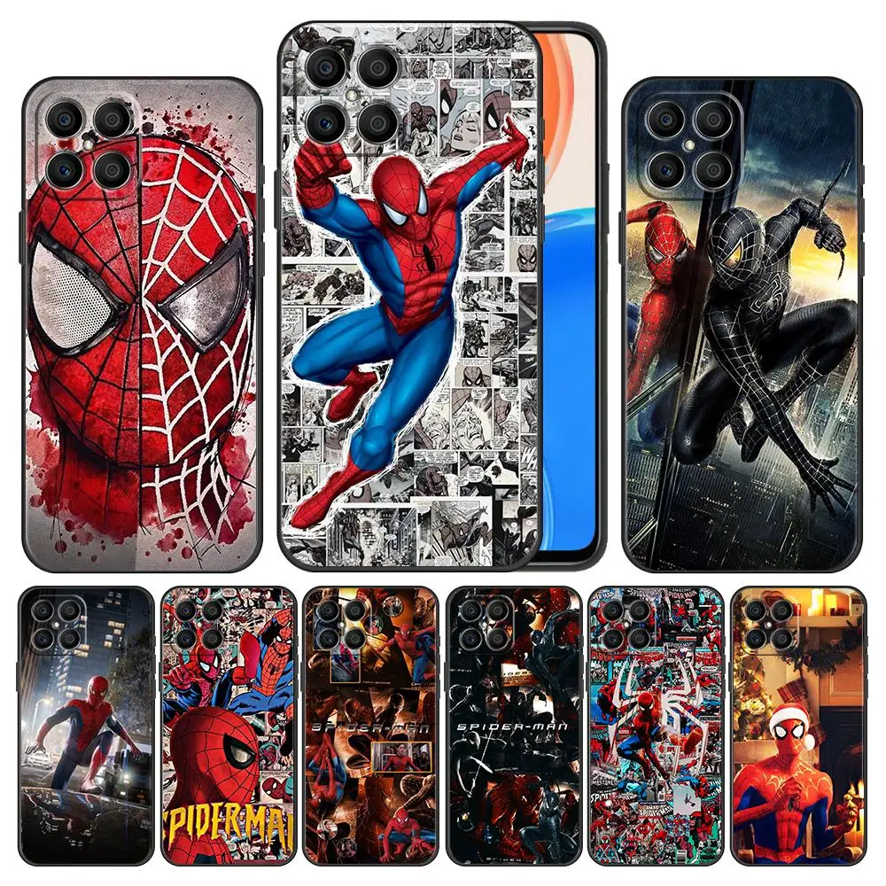 

Amazing Spidermans Marvel Case Cover for Honor X8 Play6t X9 X7 8X 9X Play 9A 20 30 50 60 Magic4 Pro 20i 30i Shell Casing