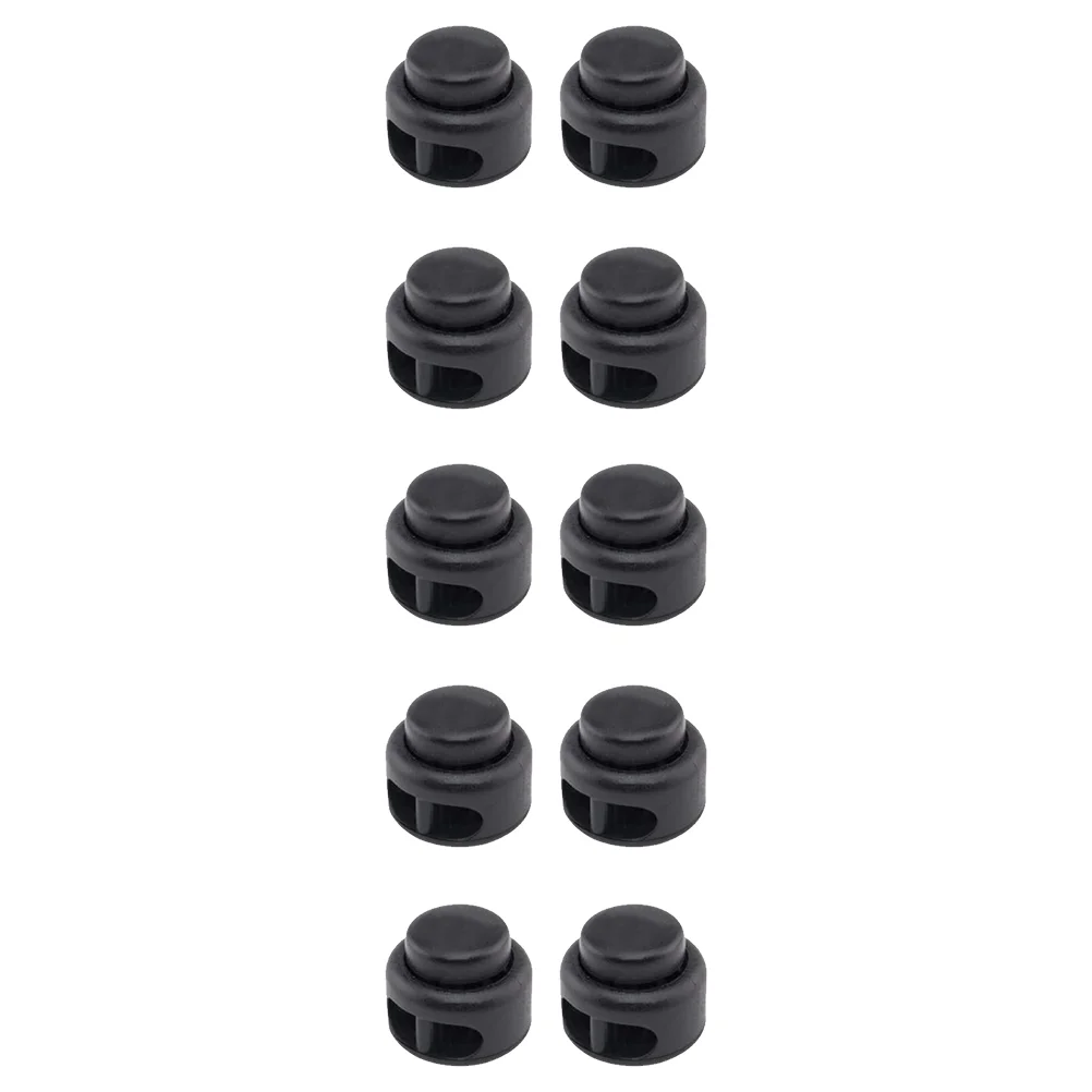 

10 Pcs Spring Rope Cord Locks Spring Stopper Fastener Cord Lock Elastic Tent Buckle Rope Buckle Backpack Cord Locks