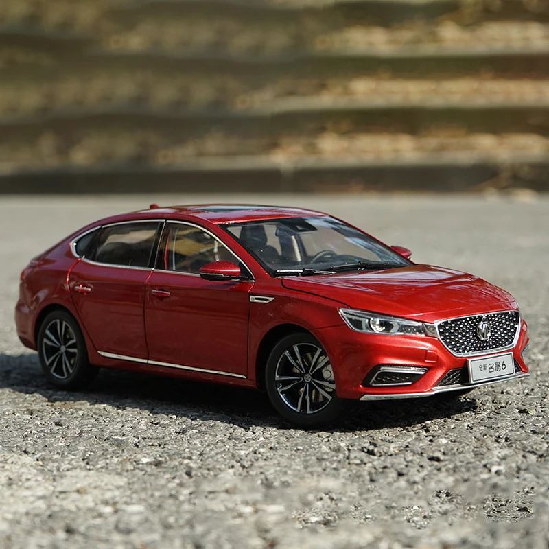 

1:18 саик Новая модель автомобиля MG 6 из искусственного сплава, настольное украшение, украшение автомобиля, подарок мужчине