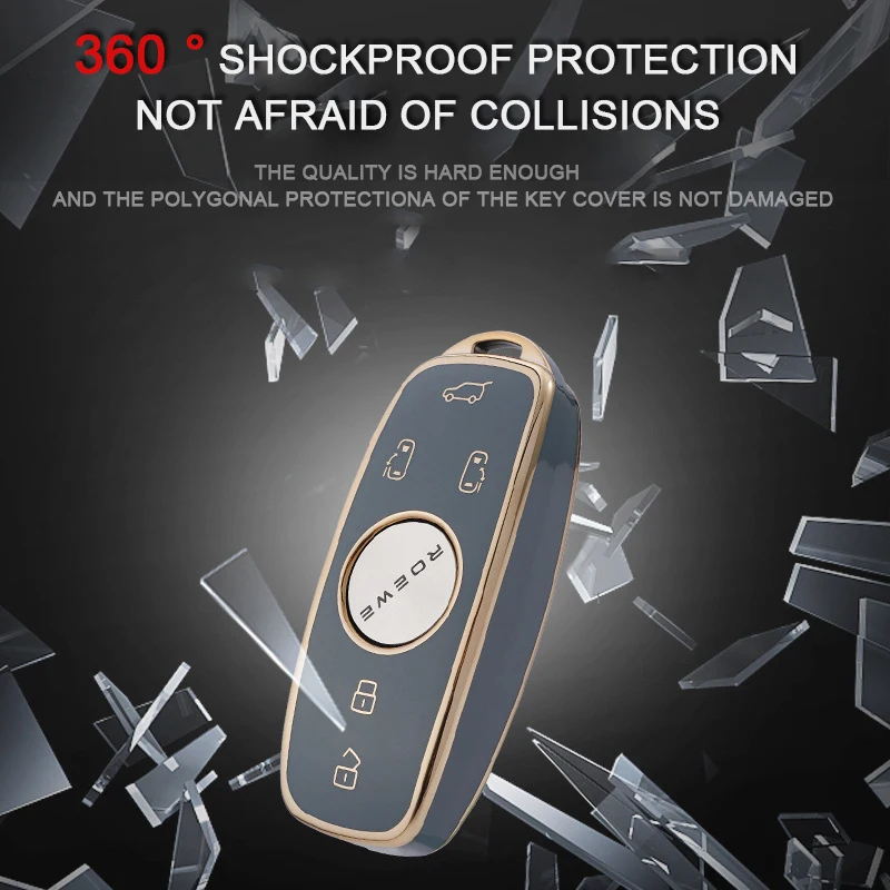 Чехол для автомобильного ключа из ТПУ чехол-брелок sаик Roewe IMAX8 MPV EV RX9 2021 2022 2023