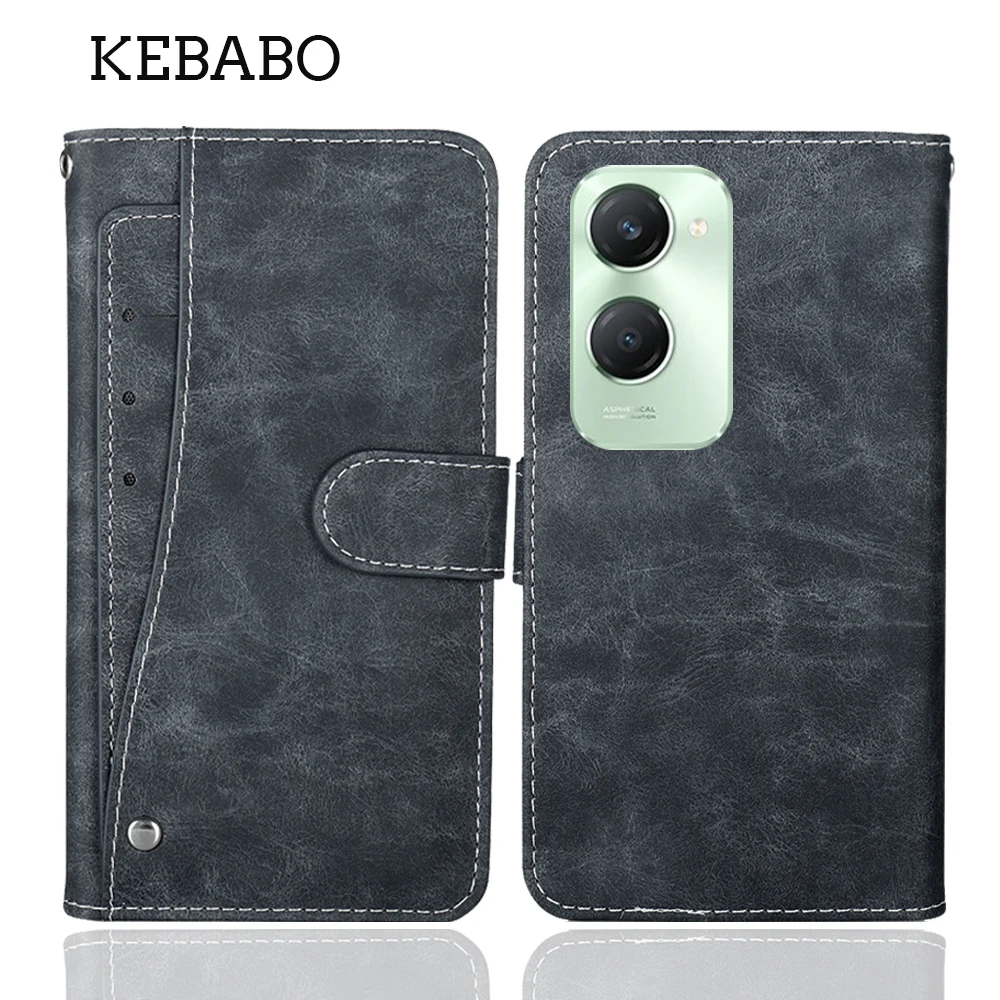 Кожаный кошелек для Vivo Y36c Y36t Y37 Y37m Pro 4G искусственная кожа модный защитный чехол