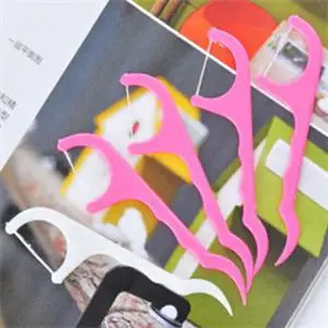 

25PCS/lot Plastic Tooth Picks Dental Flosser Interdental Brush Teeth Stick Toothpicks Oral Gum Teeth Clean Tools Thread Dental
