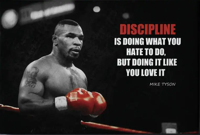 

Майк Тайсон Бокс Чемпион Мотивационная Цитата Холст Художественный Плакат-Настенный Декор для Дома и Подарка