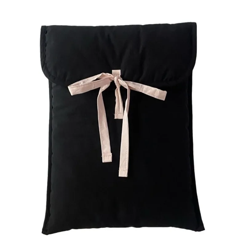 Хлопковая Сумка Для Ноутбука В Стиле Instagram Балетном С Розовым Бантом Чехол