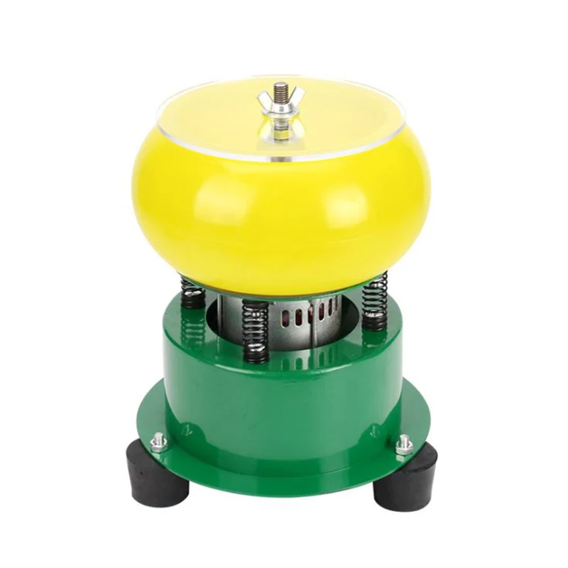 220V Jade vibration polishing machine agate vibration grinding machine vibrator barrel finishing machine stong polishing