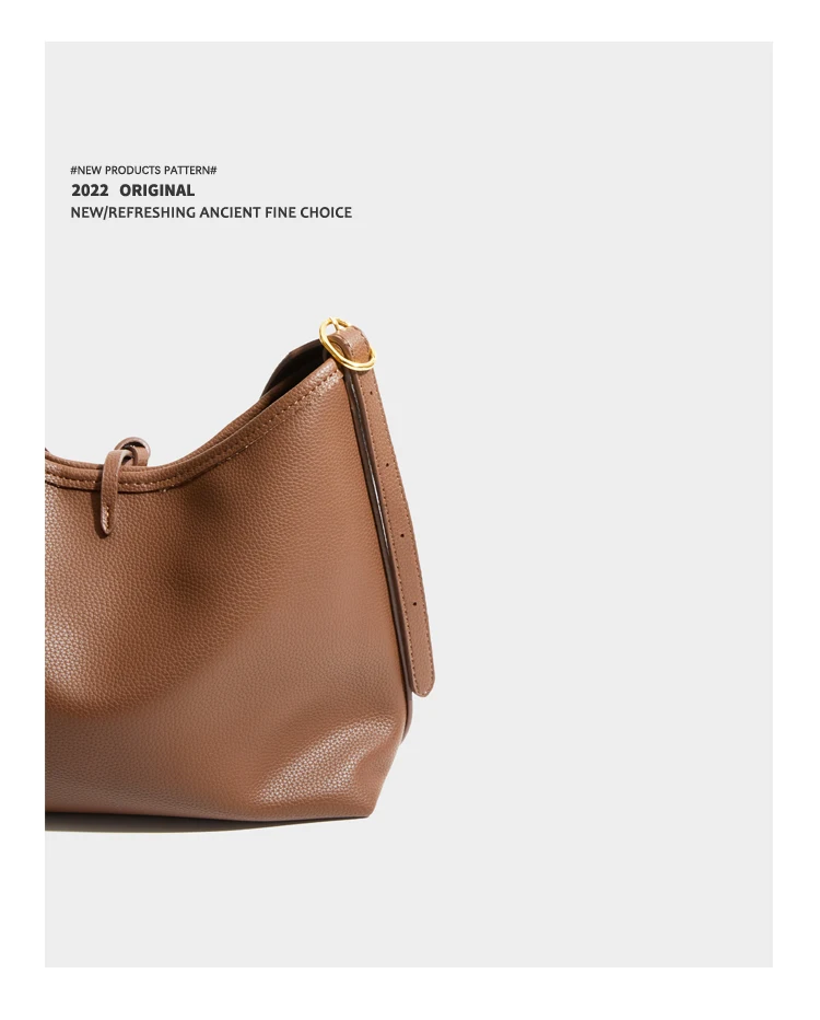 Elmsk 2022 Tote Bag Women High Quality Vintage Bag One Shoulder Bag