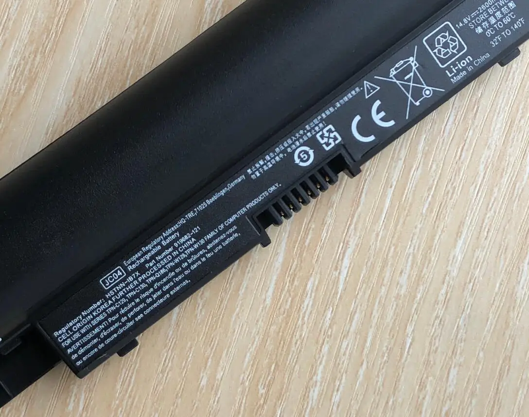 JC04 Аккумулятор для HP 15-BS 15-BW 17-BS TPN-W129 240 245 G6 HSTNN-PB6Y HSTNN-LB7W HSTNN-DB8E HSTNN-HB7X IB7X JC03