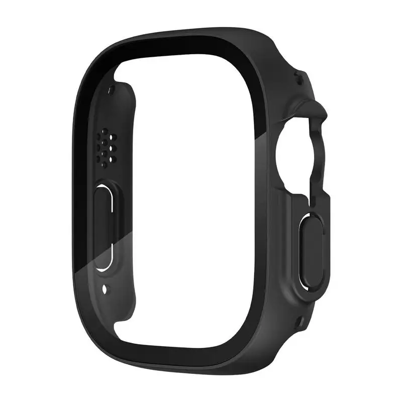 

PC And Tempered Film Case Cover Compatible With Apples Watch 8 Ultra Case Full Protection Screen Protector Bumper Accessories