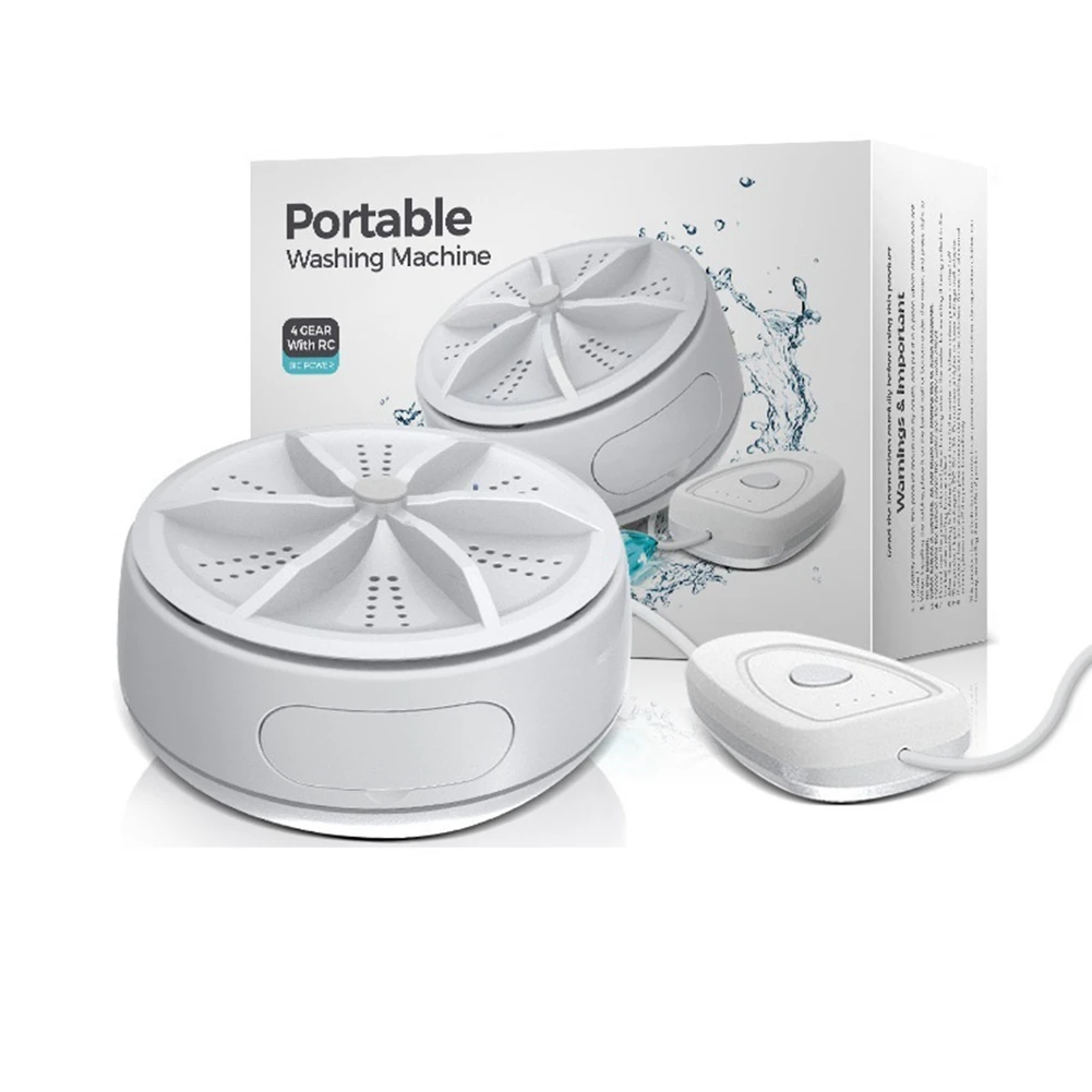 

Portable Ultrasonic Mini Washing Machine for Camping/Home/Travel/Apartments/Dorms, Personal Cleaning Machine