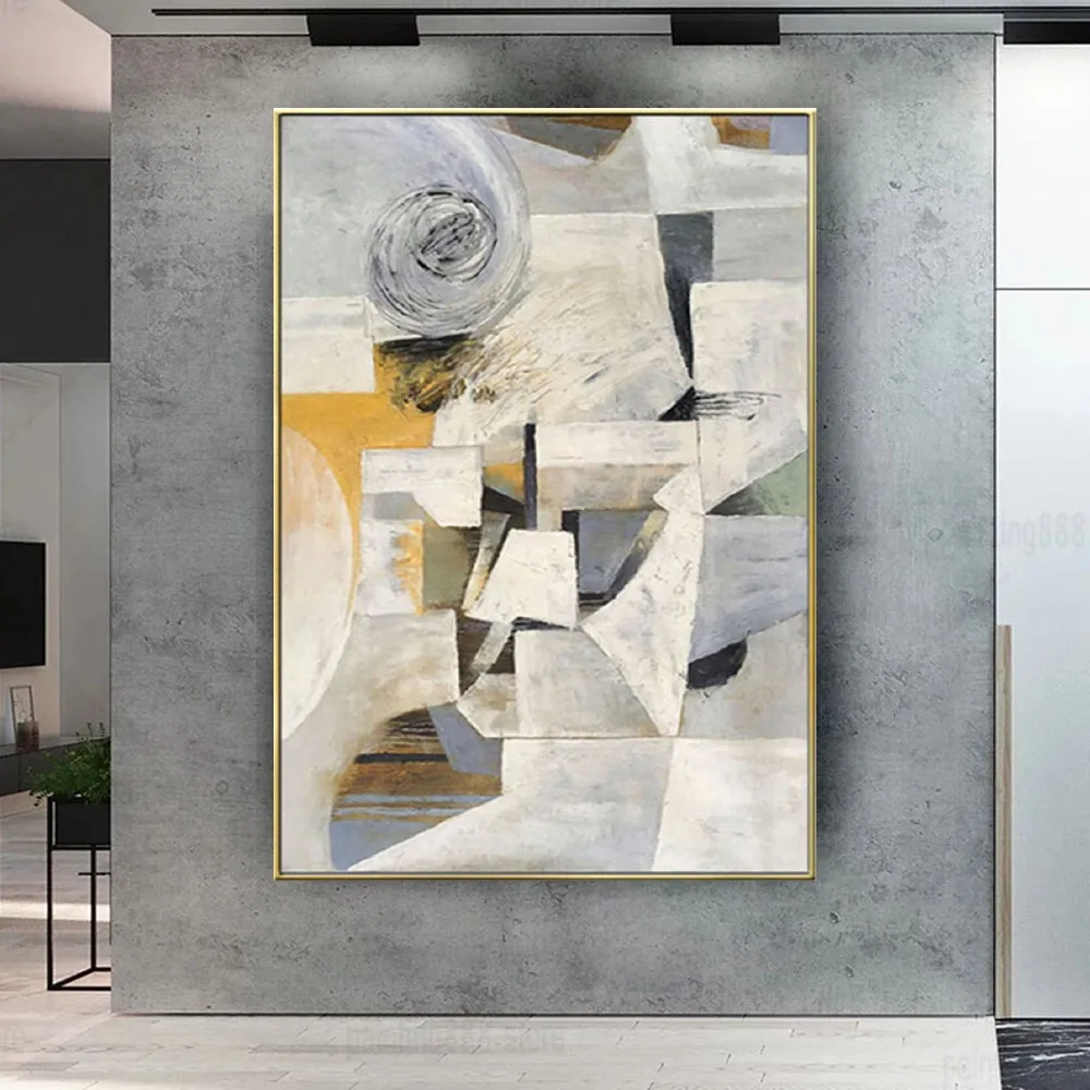 

Картина Декор для дома ручная работа абстрактная Настенная Искусство акриловые настенные картины на холсте для гостиной Декор потолочная ...