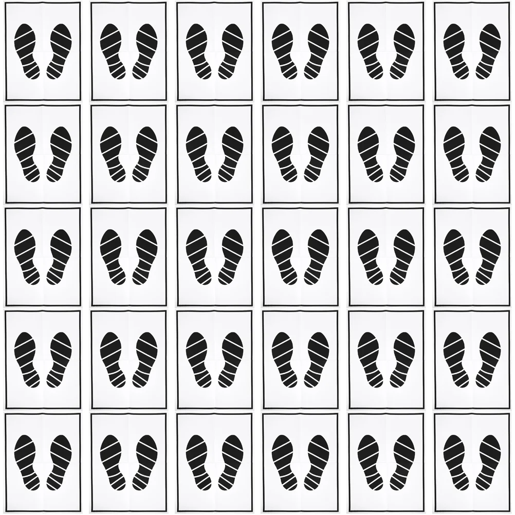 

60 Pcs Large Floor Mat Car Protection Disposable Paper Foot Mats Cars Auto Supplies Vehicle Waterproof