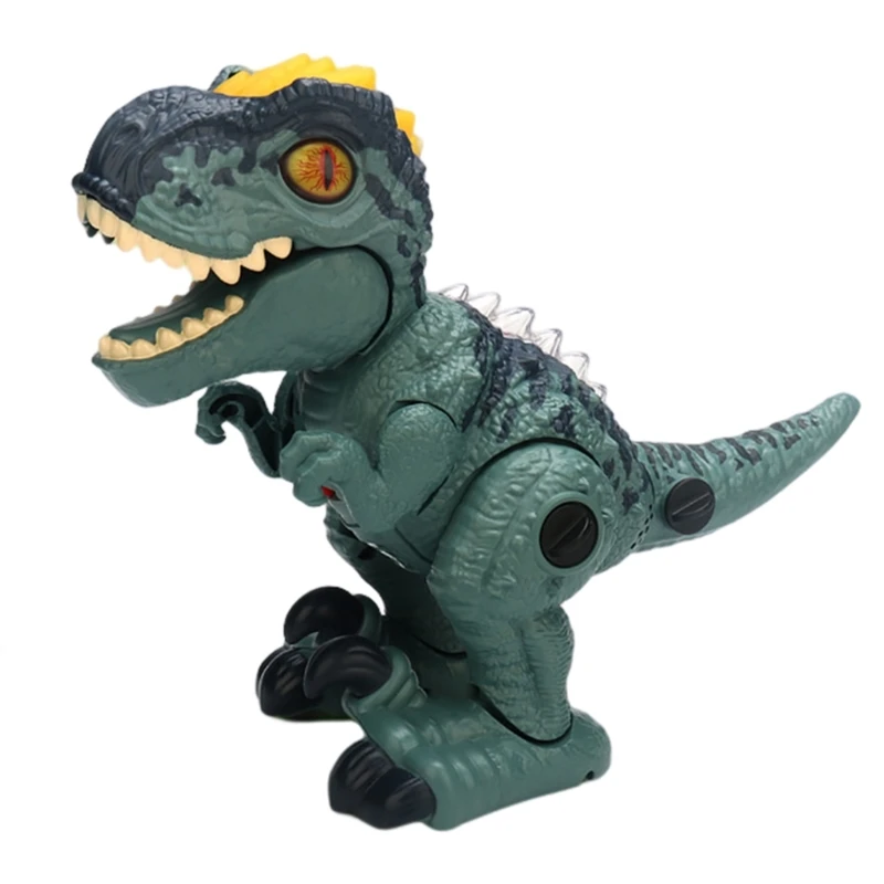 

Flashing Dinosaur Mechanical Electronic DIY Toy for Kids Toddler Light Up DIY